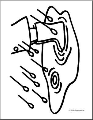 304x392 Clip Art Basic Words Puddle (Coloring Page) I