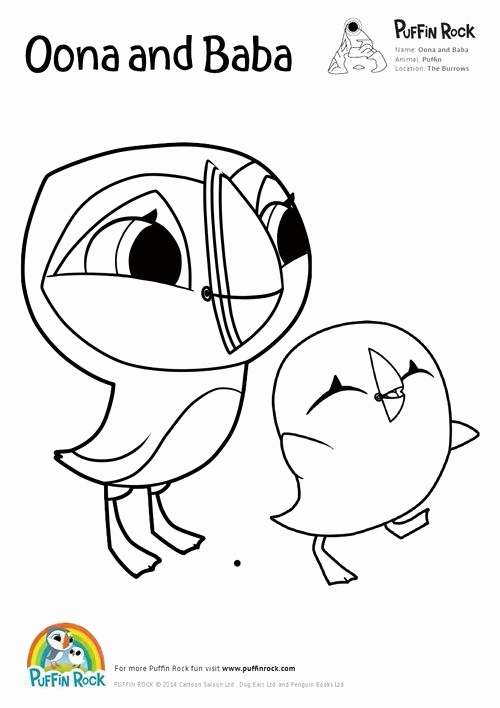 Puffin Coloring Pages
