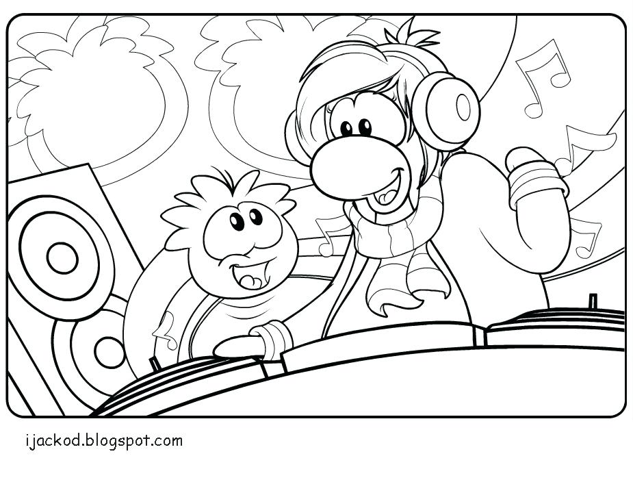 925x720 Puffle Coloring Pages Coloring Pages View Larger Puffle Coloring