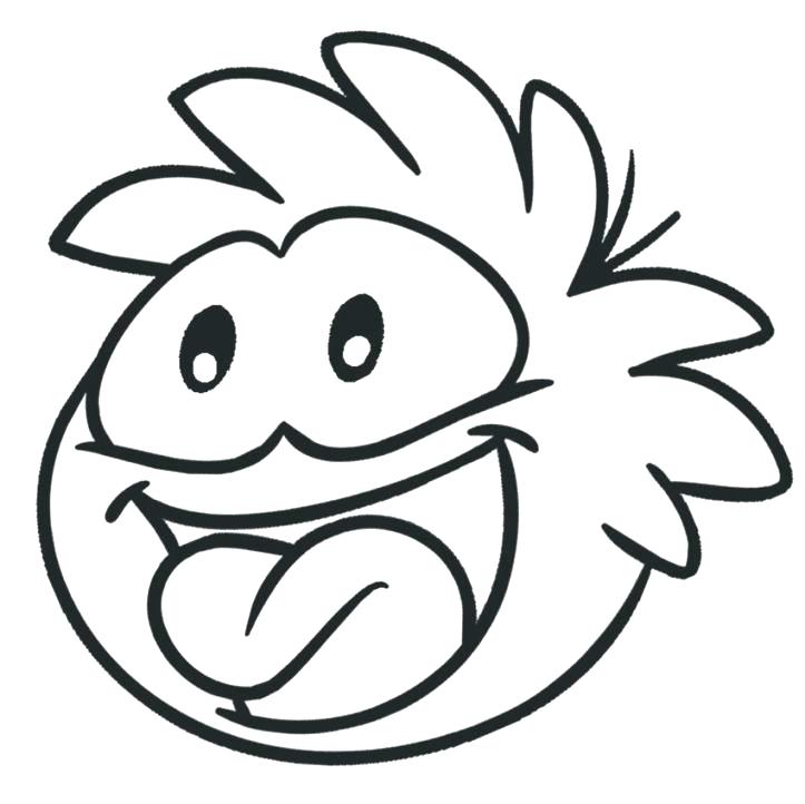 723x722 Puffle Coloring Pages Printable Coloring Pages For Kids Puffle