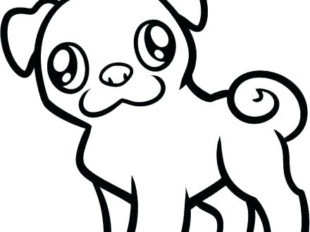 440x330 Cute Pug Coloring Pages Cute Pug Coloring Pages Pug Coloring Pages