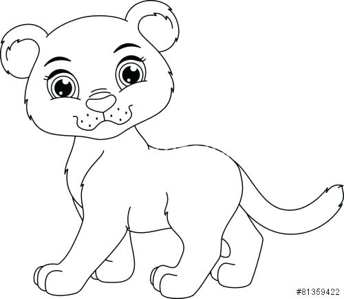 500x434 Panther Coloring Pages Black Panther Coloring Page Panthers
