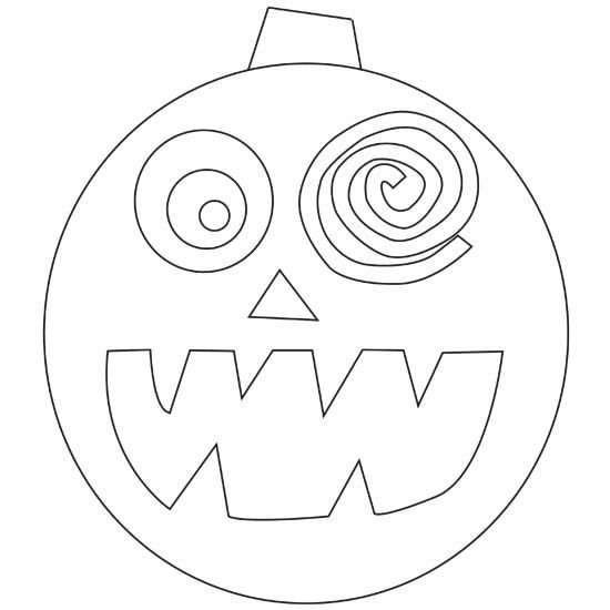 550x550 Free Pumpkin Coloring Pages For Kids Pumpkin Carving