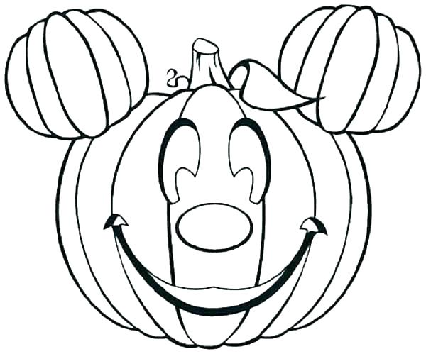 600x499 Free Printable Pumpkin Coloring Pages For Kids Pumpkin Coloring