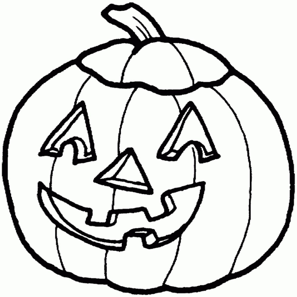 1024x1024 Coloring Pages For Halloween Pumpkins Copy Free Printable Pumpkin