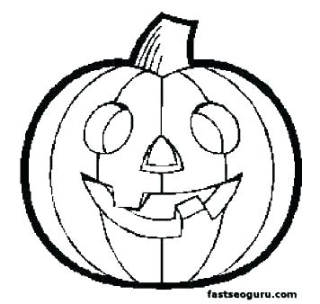 356x338 Coloring Pages Pumpkin Blank Pumpkin Coloring Page Printable