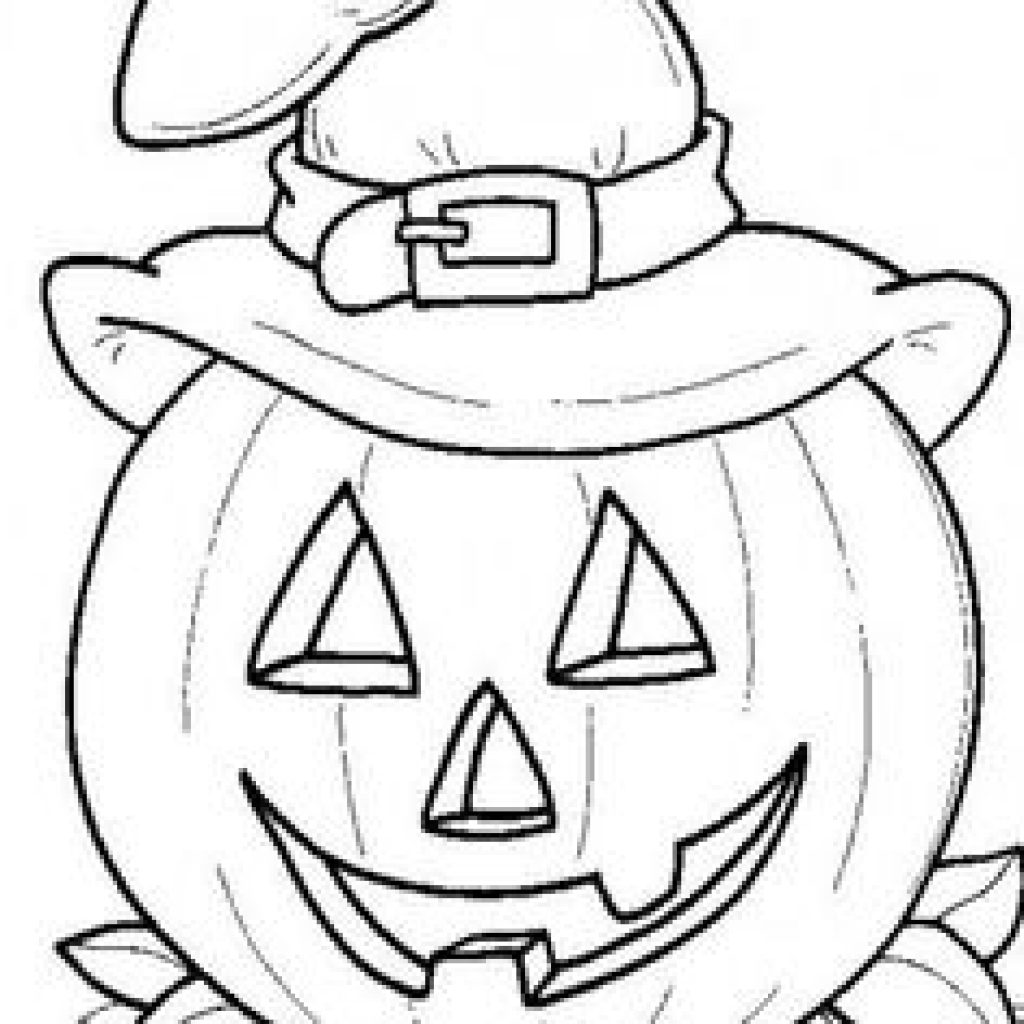 1024x1024 Impressive Pumpkin Faces Coloring Pages 24