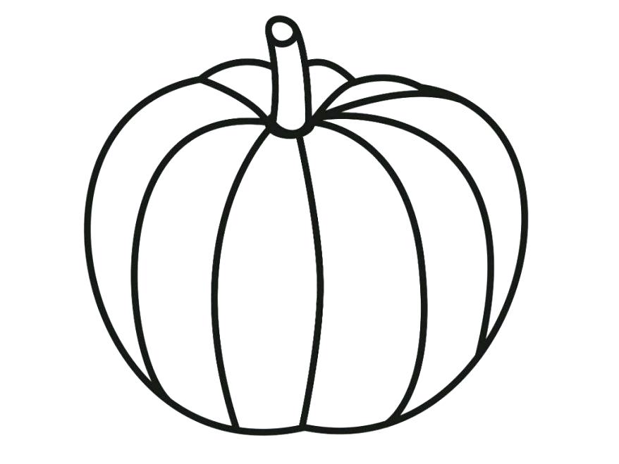 878x659 Printable Pumpkin Outline Printable Pumpkin Coloring Pages Kids