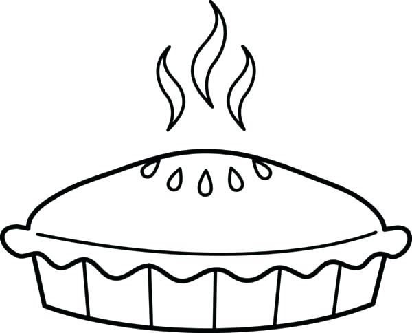 600x484 Pie Coloring Sheet