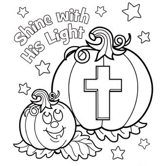 Pumpkin Prayer Coloring Pages