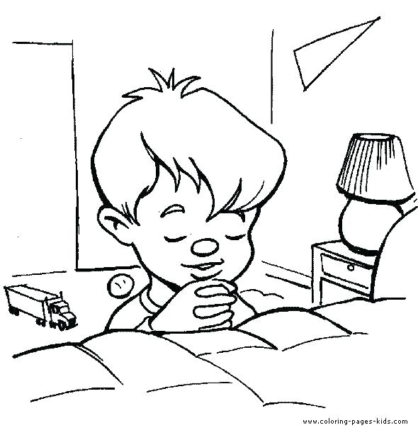590x614 Prayer Coloring Pages