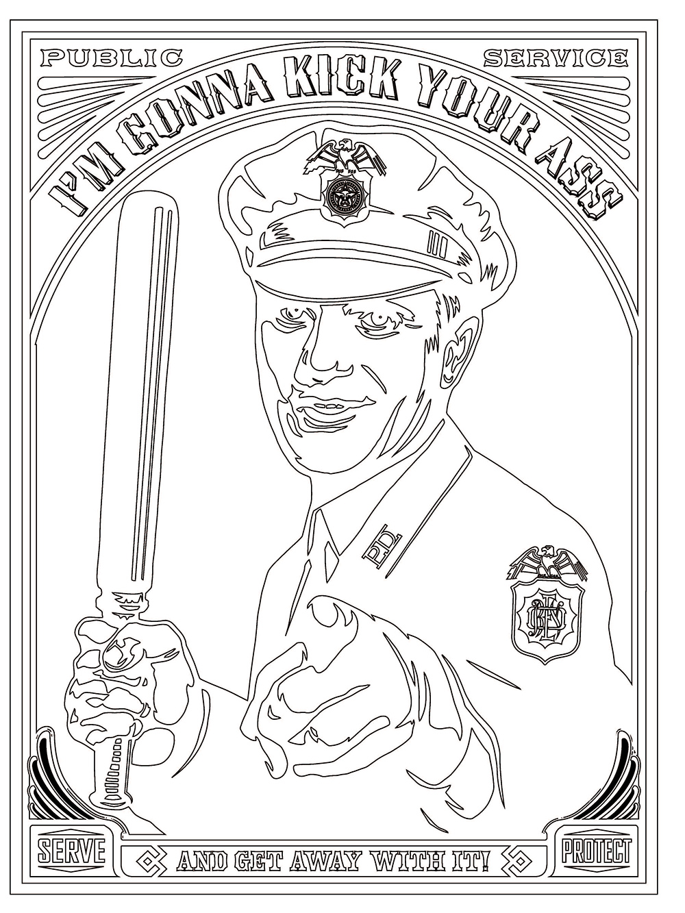 1000x1333 New Punk Rock Coloring Book