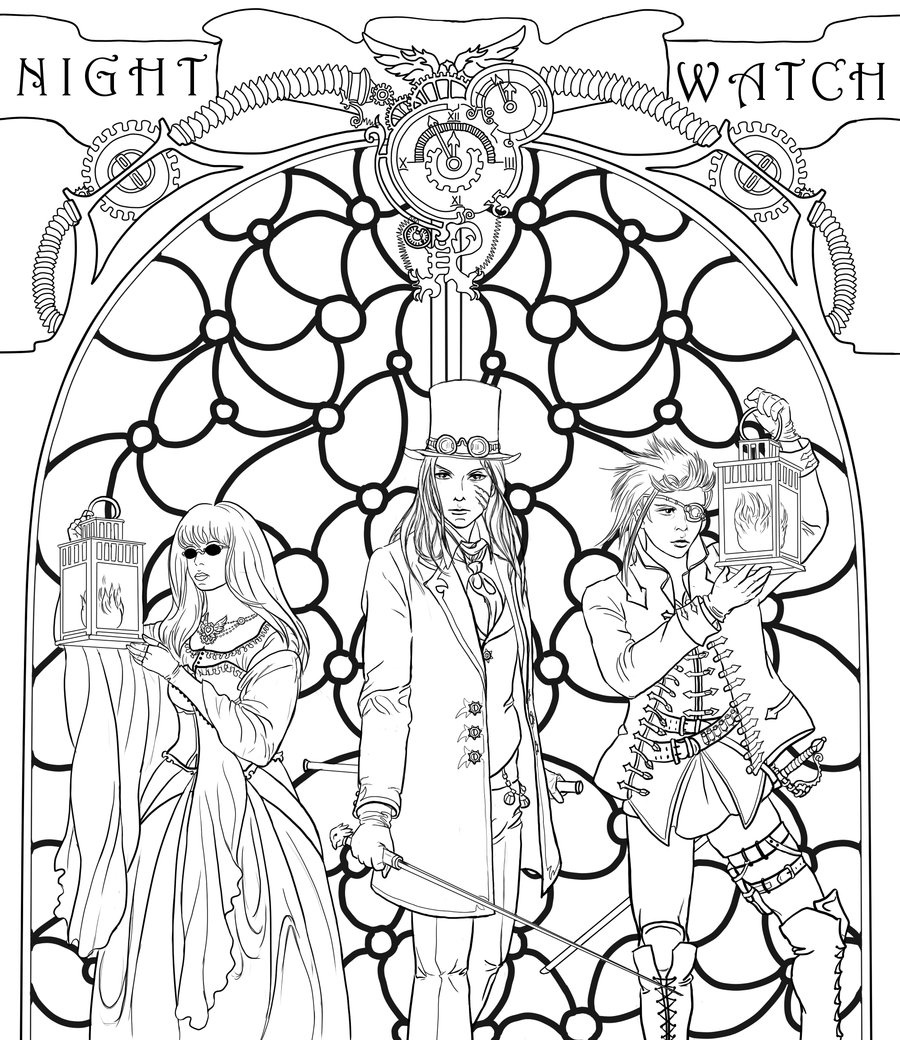 900x1040 Steam Punk Adult Coloring Pages Free Coloring Sheets