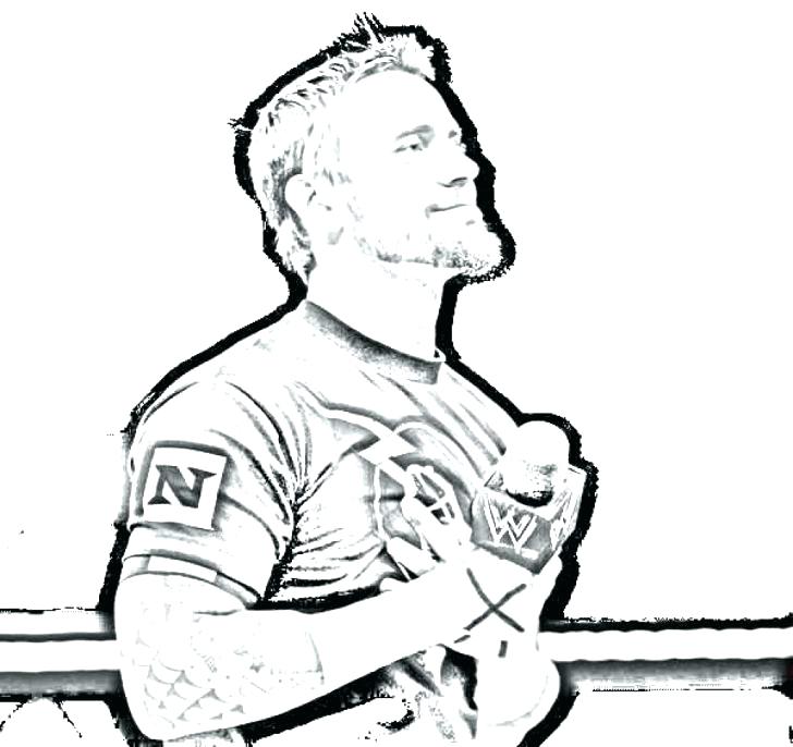 728x686 Wwe Coloring Page Coloring Page Cm Punk Coloring Pages Cm Punk
