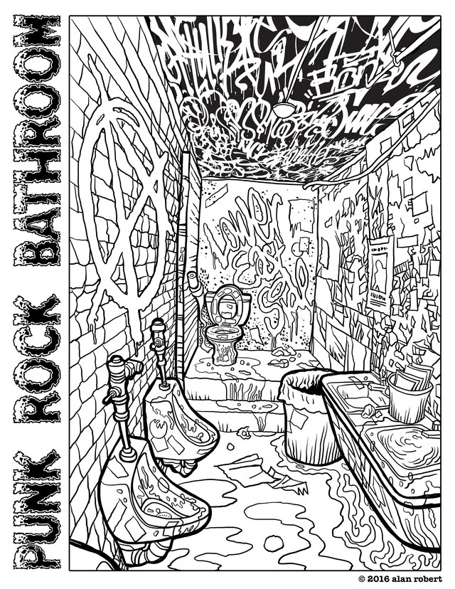 640x828 The Most Terrifying Adult Coloring Book Page Imagineable Gq