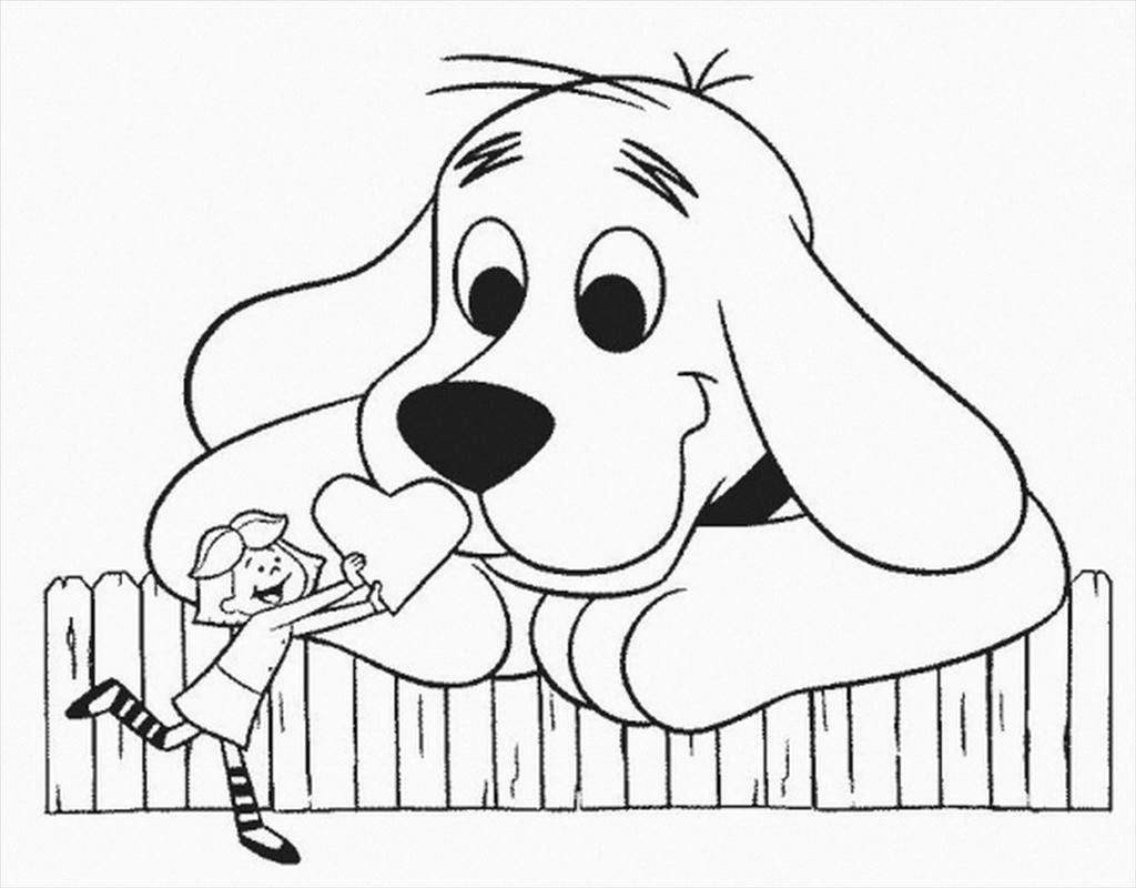 1024x800 Clifford Coloring Pages Clifford Coloring Pages The Big Red Dog