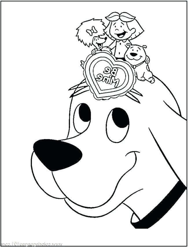 650x853 Clifford Coloring Pages Fishing Coloring Page Clifford Christmas