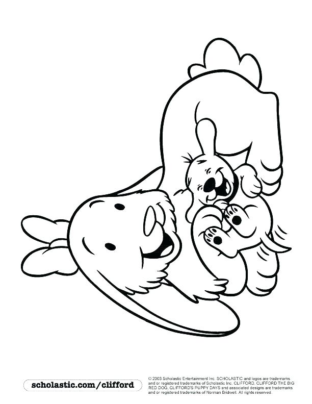 612x792 Clifford Coloring Pages Pdf Kids Coloring Coloring Page Big Red