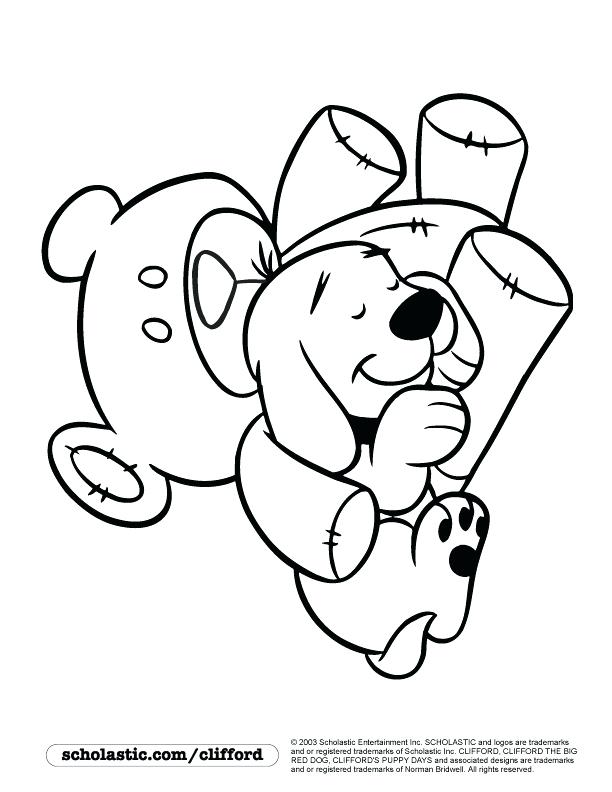 612x792 Clifford Coloring Pages Free