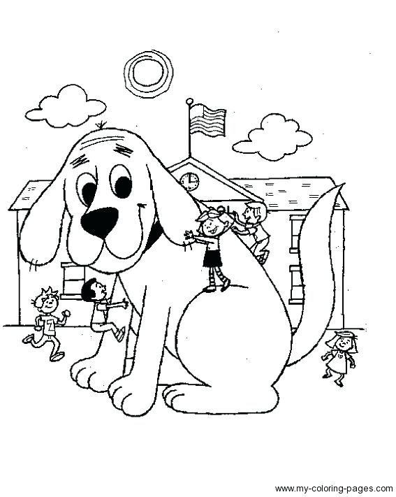 567x711 Clifford Coloring Page Coloring Coloring Pages To Print Kids
