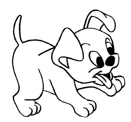 505x470 Baby Puppy Coloring Pages