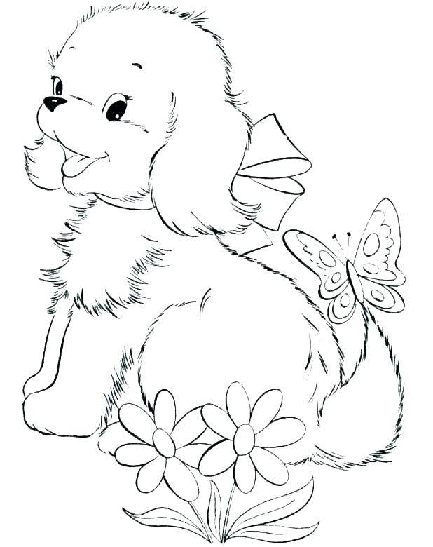 618x780 Puppy Coloring Pages To Print Out Puppy Dog Coloring Pages