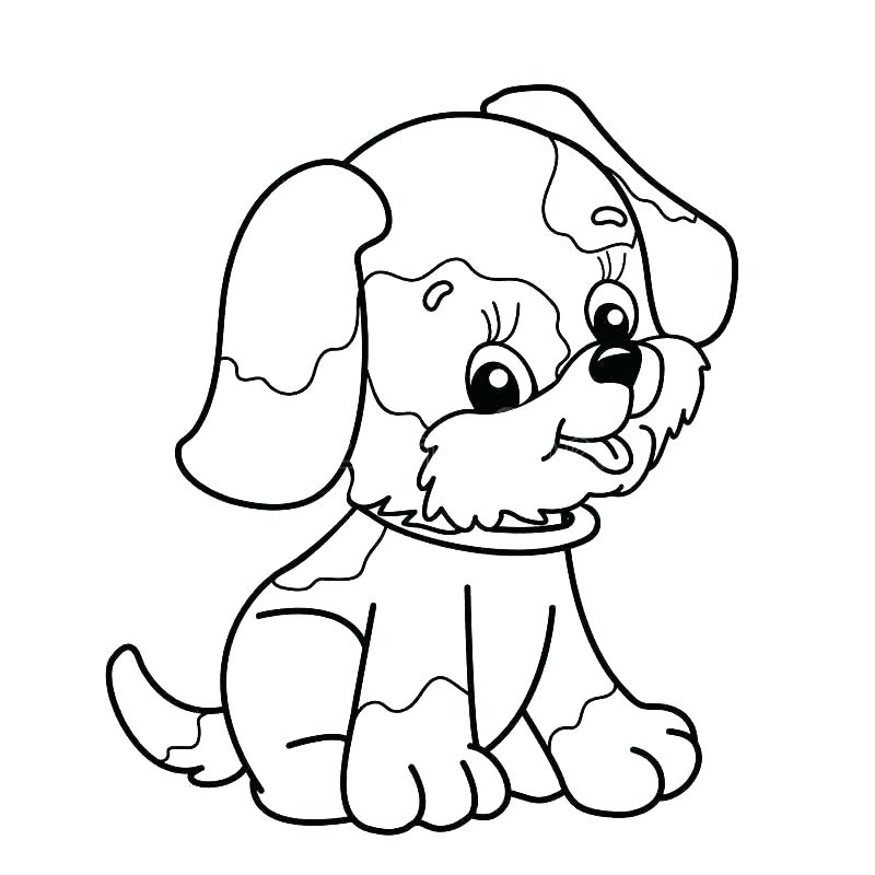 800x800 Dog Coloring Sheets Printable Dog And Cat Coloring Pages Best