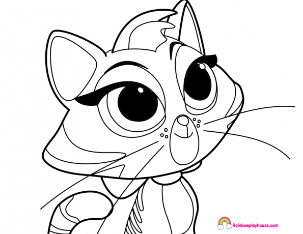 595x460 Puppy Dog Pals Coloring Pages Cozy Ideas