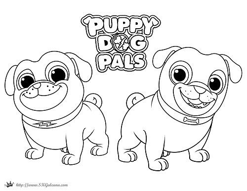 500x386 Puppy Dog Pals Coming To Disney Junior Colorear, Dibujos Para