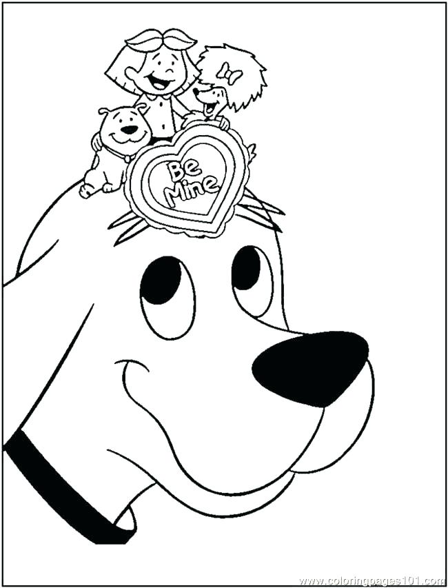 650x853 Clifford Coloring Pages