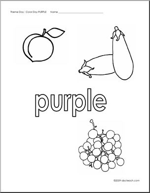 304x392 Coloring Pages Purple Abcteach