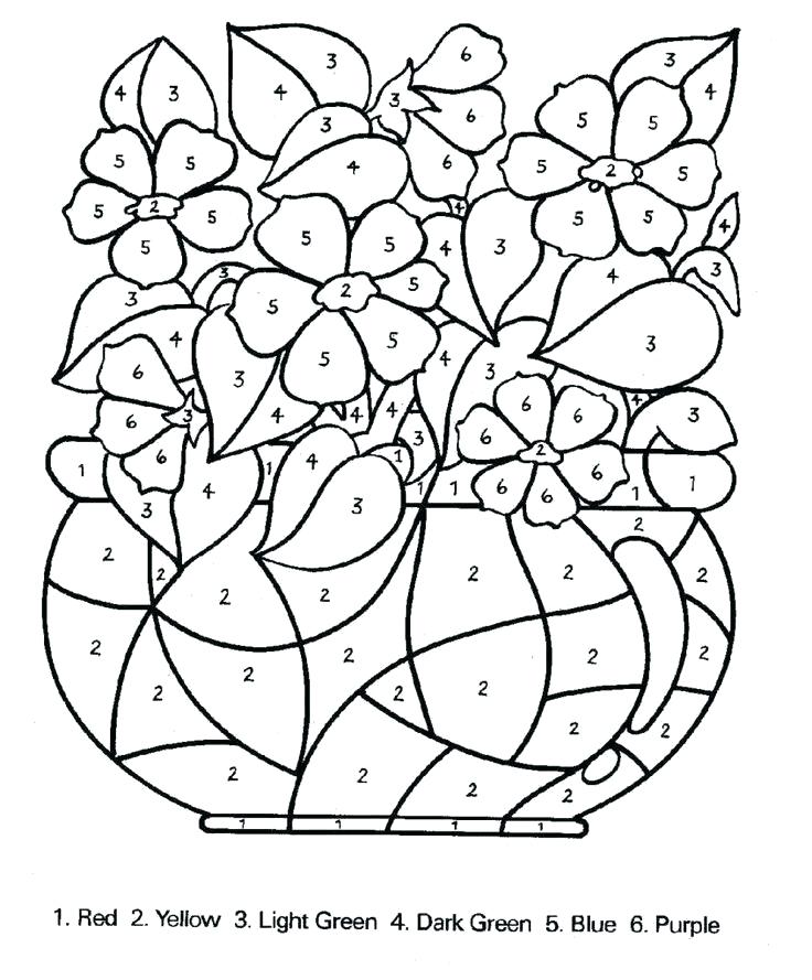 736x889 Numbers Coloring Pages For Preschool Number Coloring Pages
