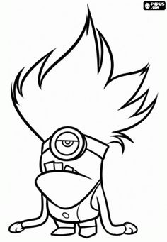 236x341 Minion Coloring Page Despicable Me Colour In Pages