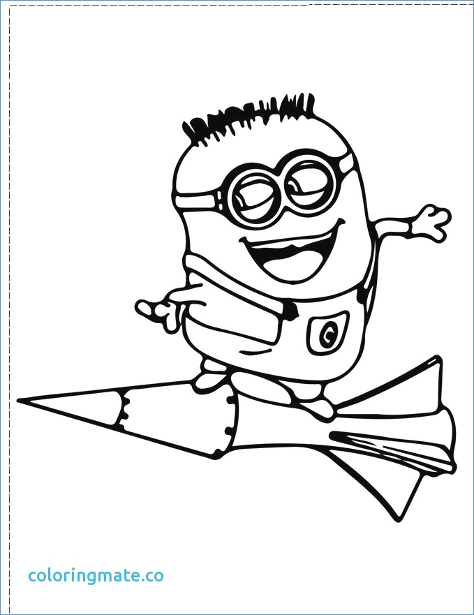 679x881 Despicable Me 2 Coloring Page Evil Minion