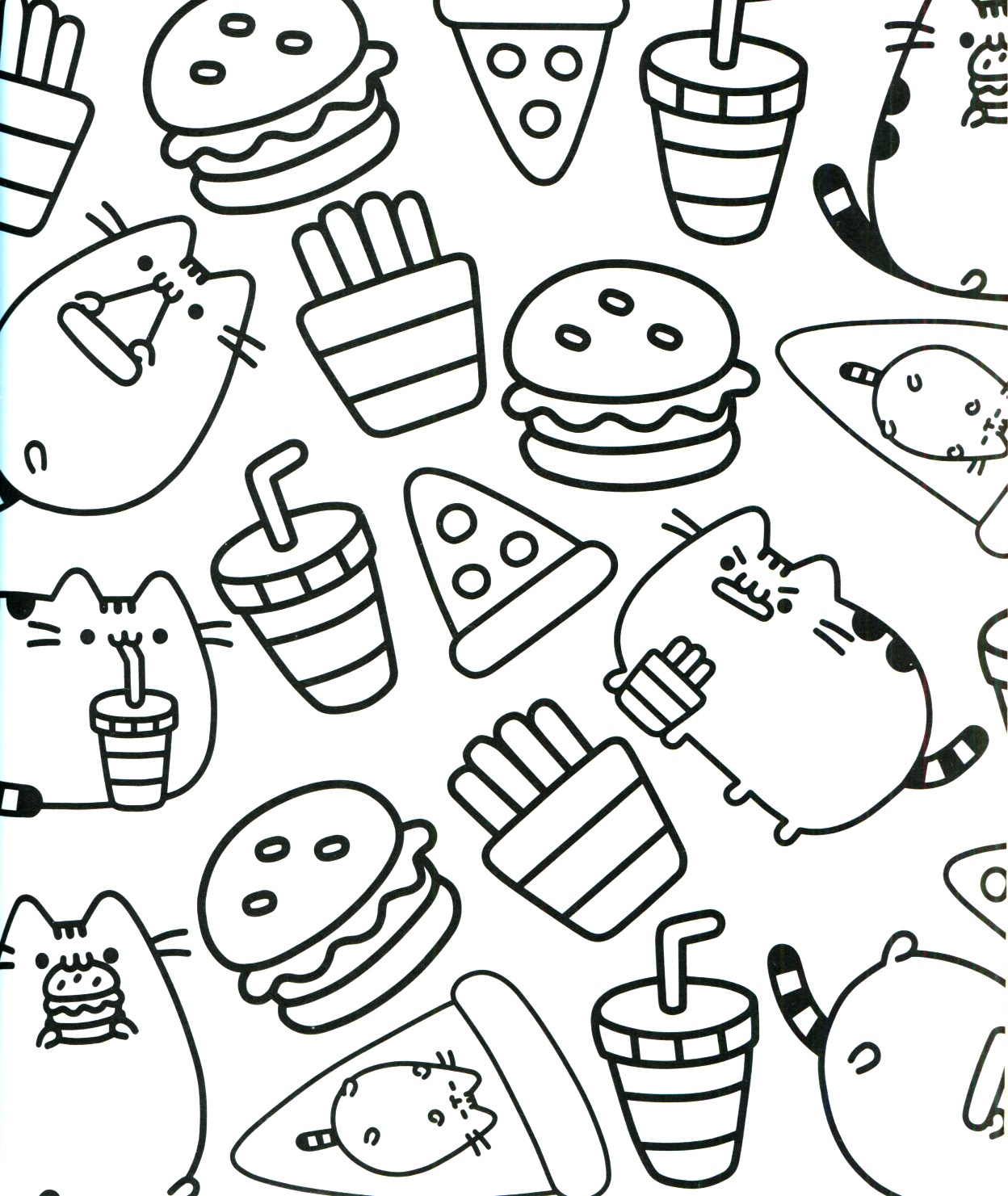 1248x1481 New Pusheen Coloring Book Pusheen Pusheen The Cat Free Coloring