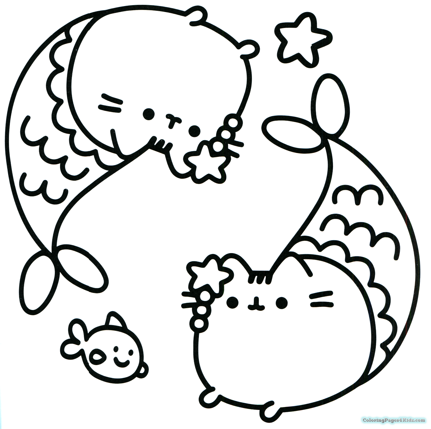 1430x1424 Pusheen Cat On A Hamburger Coloring Pages Coloring Pages For Kids