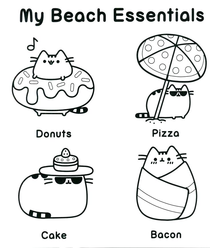 736x870 Pusheen The Cat Coloring Book Plus Cat Coloring Pages With Cat 441