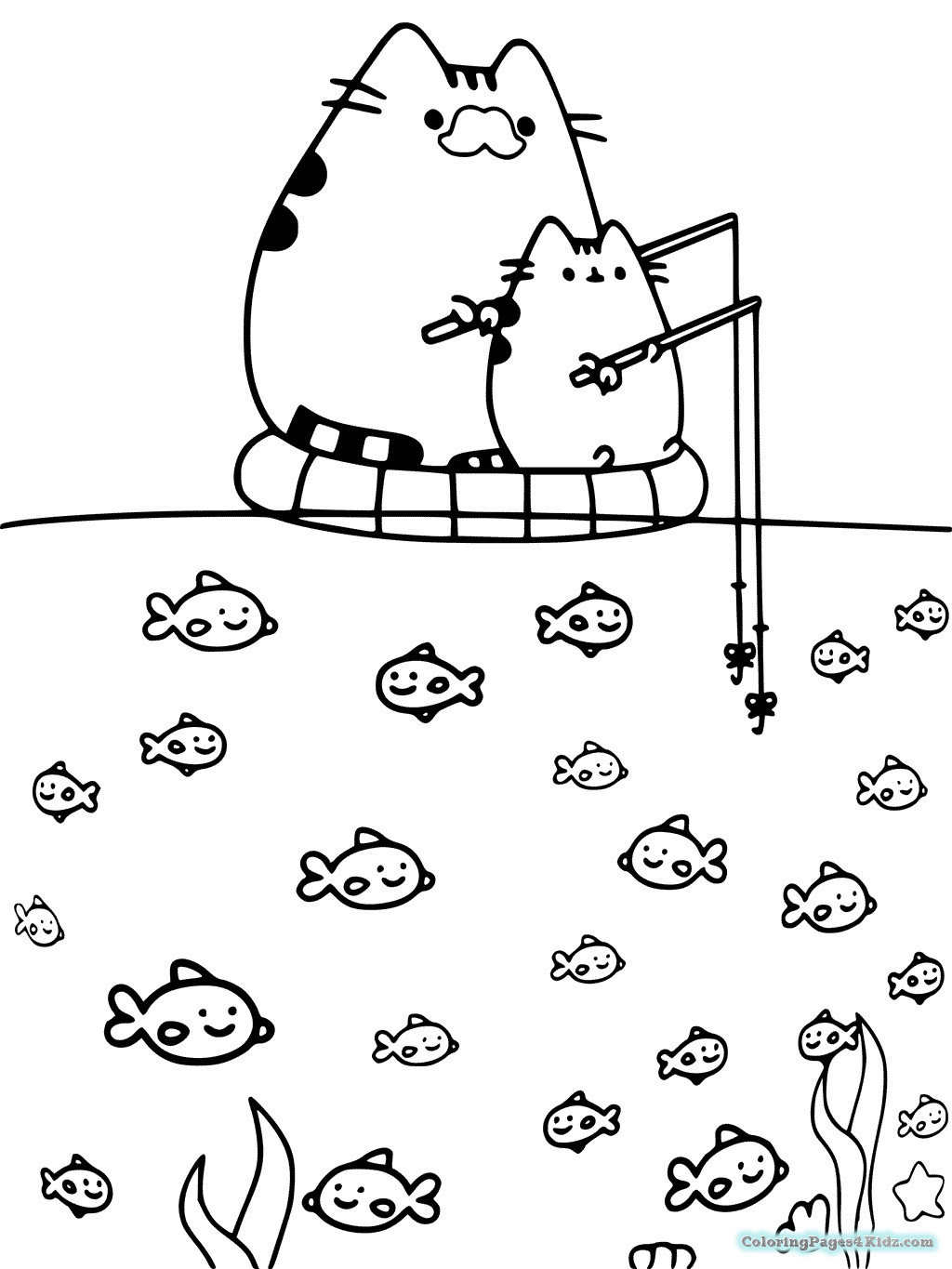 1024x1365 Pusheen Coloring Pages 1051 Stunning Best Friends