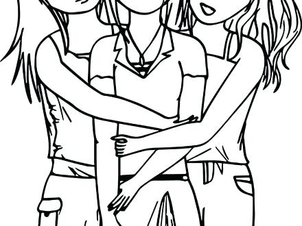 440x330 Pusheen Coloring Pages Plus Three Best Friends Coloring Page 495