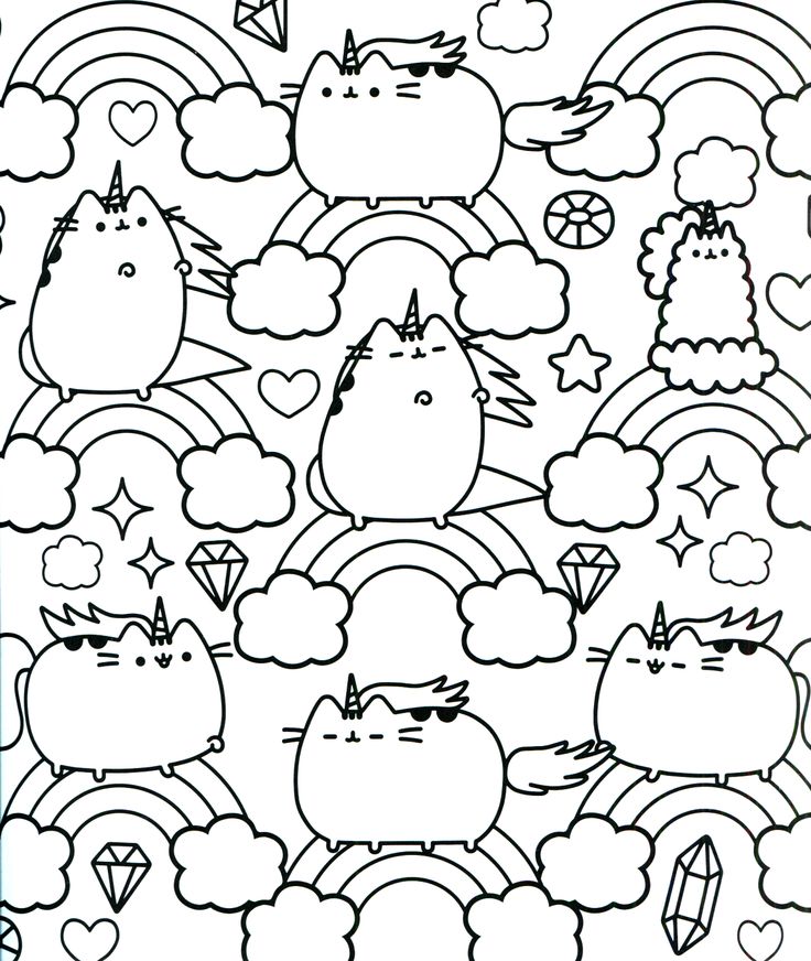 736x872 94 Best Pusheen Coloring Book Images On Coloring Books