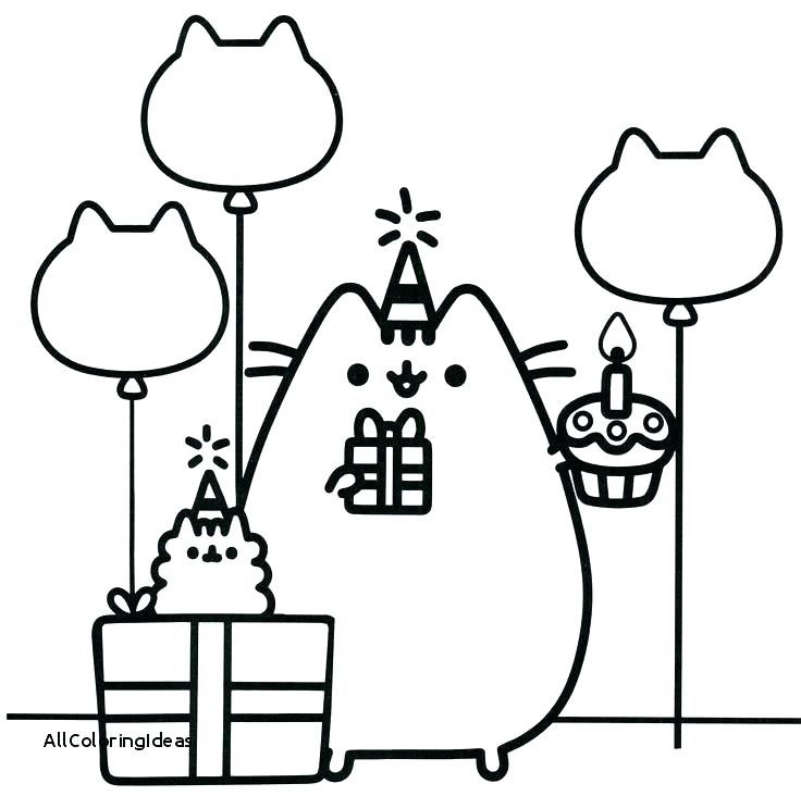 736x732 Pusheen Coloring Pages X Pusheen Coloring Pages Halloween