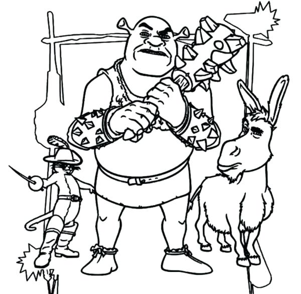 600x587 Puss In Boots Coloring Pages Coloring Page Outline Of Cartoon Puss