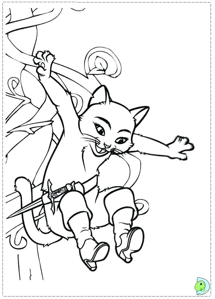 691x960 Puss In Boots Coloring Pages Puss In Boots Coloring Pages Dedupe