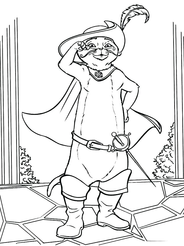 750x1000 Puss In Boots Coloring Pages V 5 Puss In Boots Coloring Pages