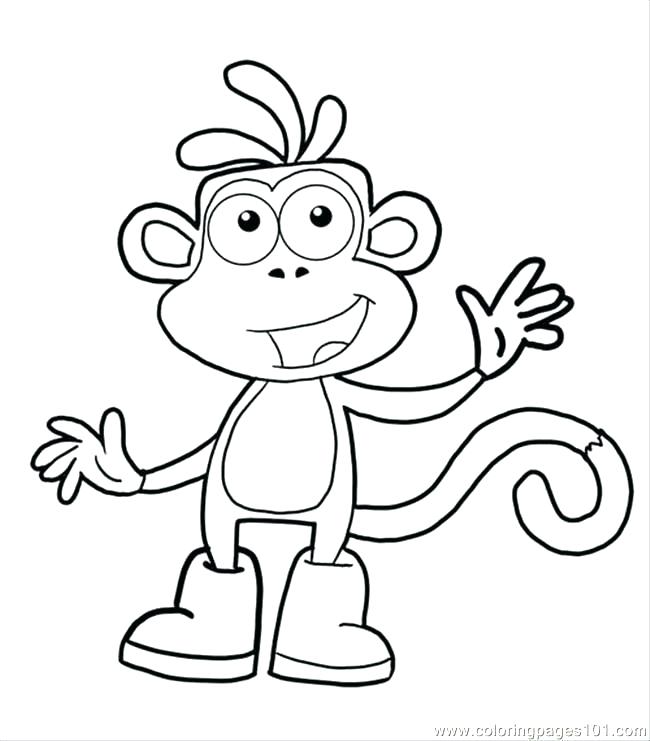 650x741 Boot Coloring Page The Explorer Coloring Pages Free And Boots