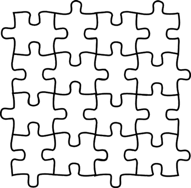 610x601 Puzzle Coloring Pages Puzzle Coloring Pages Coloring Pages 19