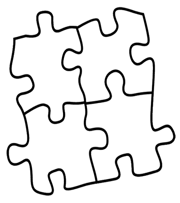 600x676 Puzzle Coloring Pages 29 Puzzle Piece Coloring Page Puzzle Piece