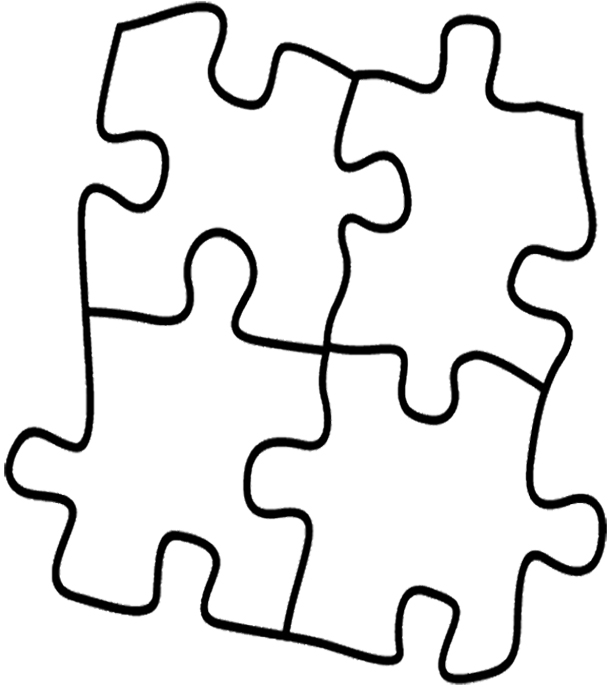 610x687 Puzzle Coloring Pages Puzzle Coloring Pages 9 Download