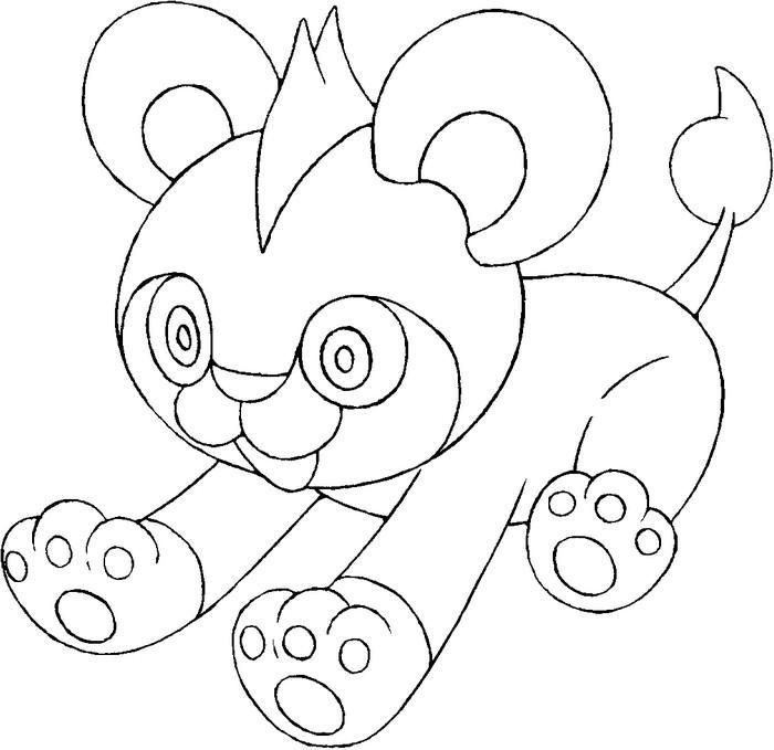 Pyroar Coloring Pages