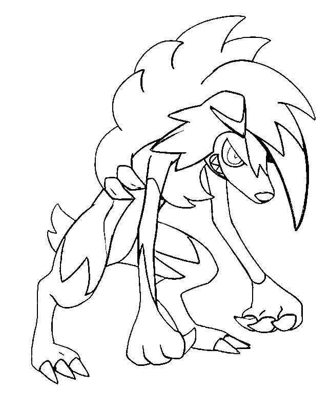 644x800 Lycanroc Forma Nocturna